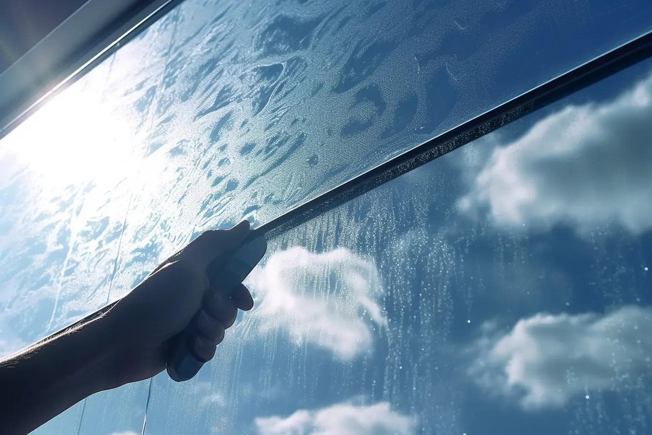 Cleaning a window